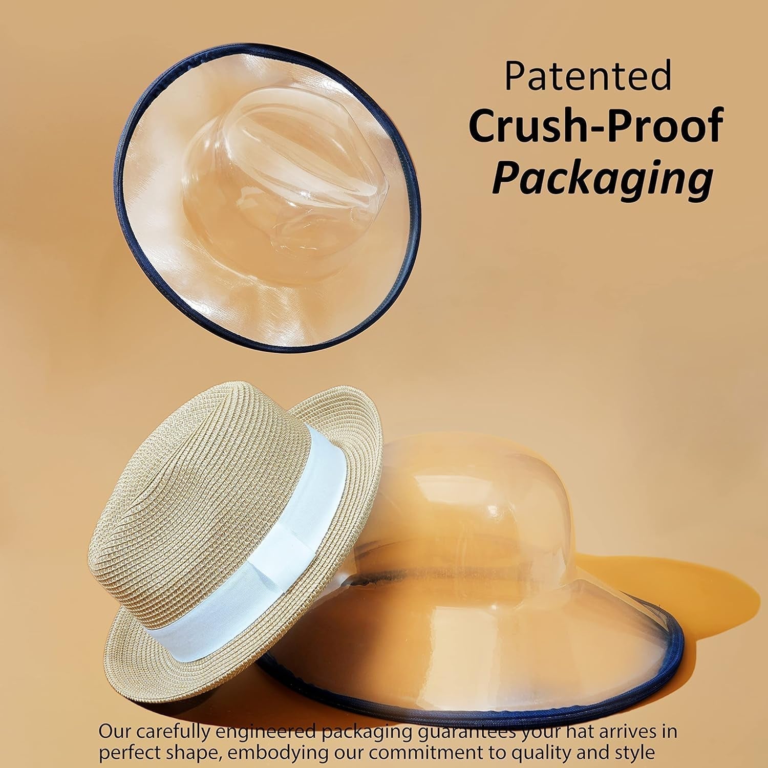 Men'S Straw Fedora Sun Hats