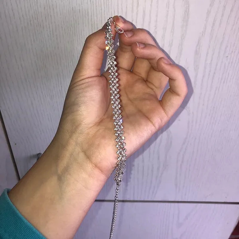 Women Ankle Bracelet Rhinestone Anklet Beach Ankle Bracelet Crystal Diamond Bracelets Gifts Ankle Bracelet Crystal Ankle Bracelet