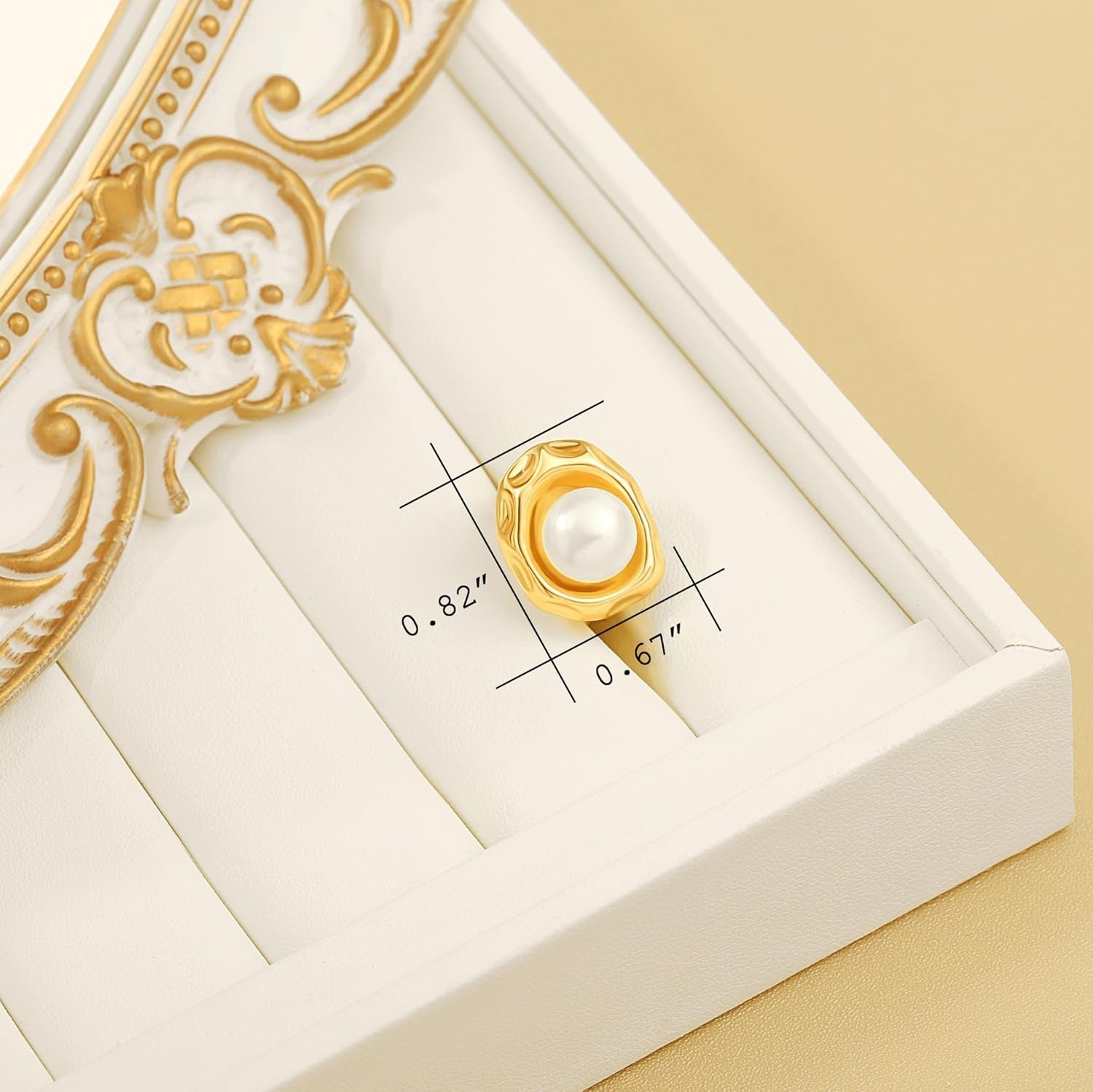 18K Gold Adjustable Circle Ring, Simple Link Chain Knuckle Rings CZ, Fashion Stacking Finger Jewelry
