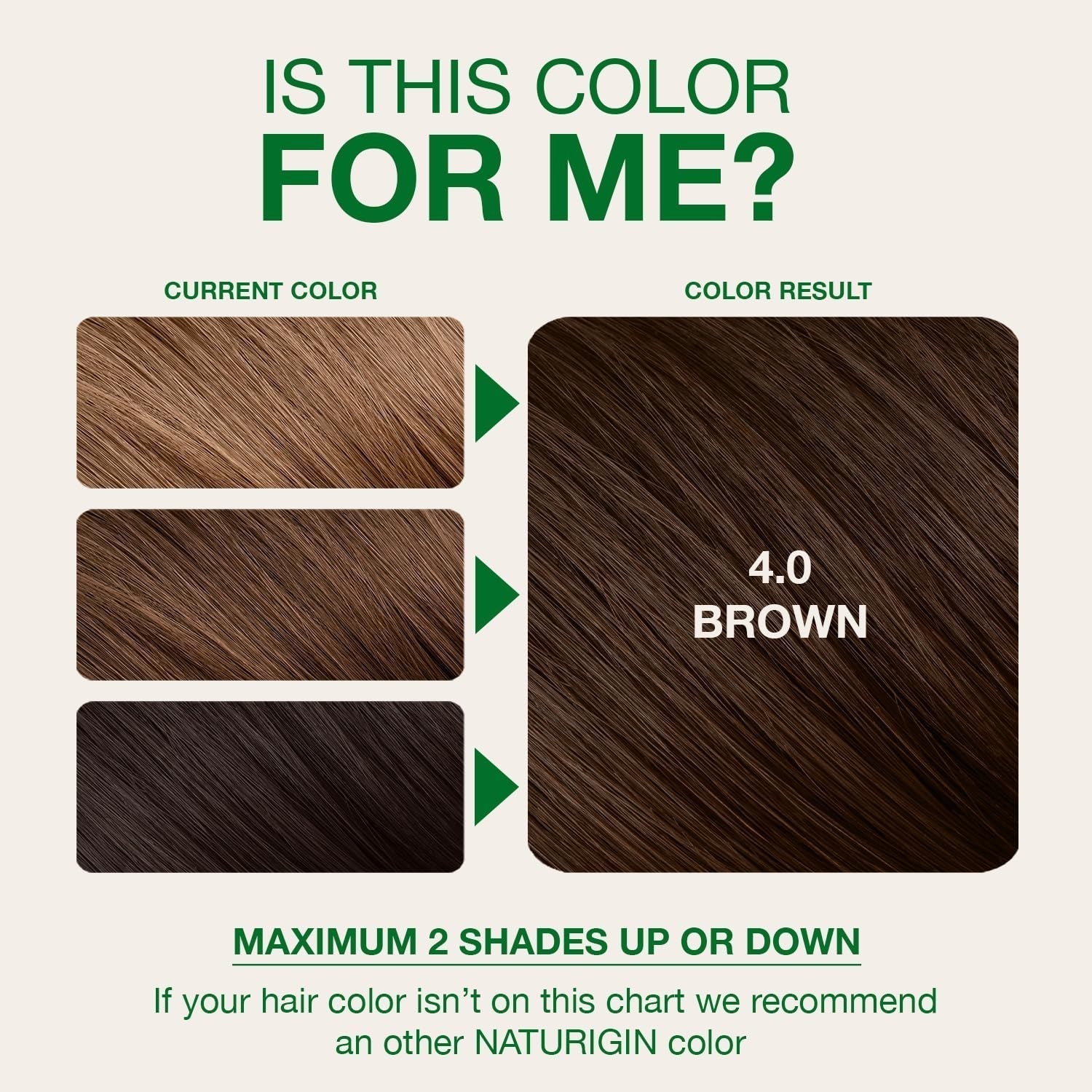 Permanent Hair Dye, 4.0 Brown, Ammonia and Paraben Free, up to 100% Gray Hair Coverage, Long Lasting, Vegan, Cruelty Free