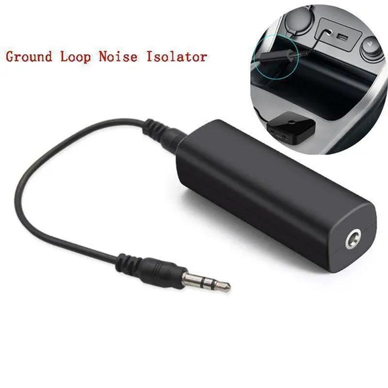Ground Loop Noise Isolator for Car Audio/Home Stereo System with 3.5Mm Audio Cable (1PC)