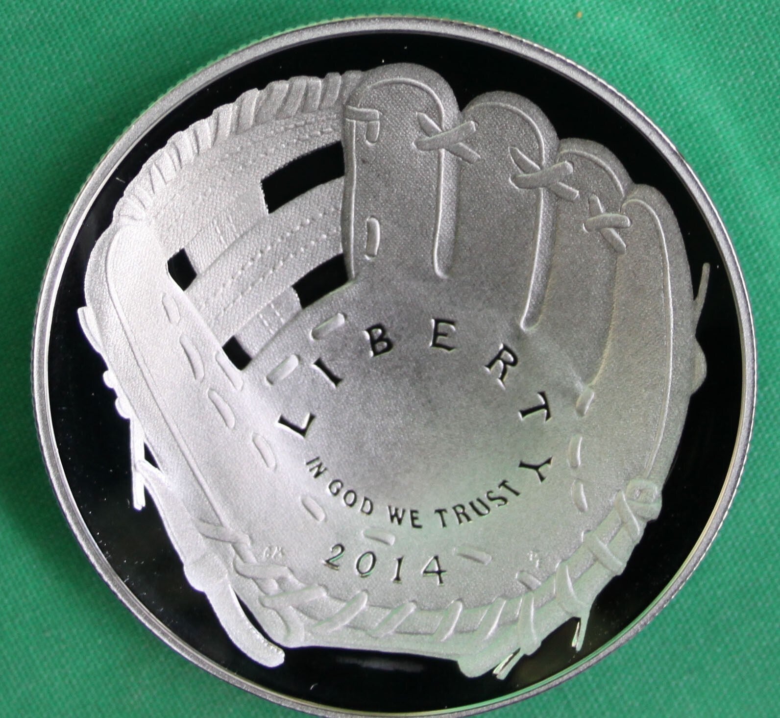 2014 P Baseball Hall of Fame Proof Silver Dollar HOF Coin Box + COA