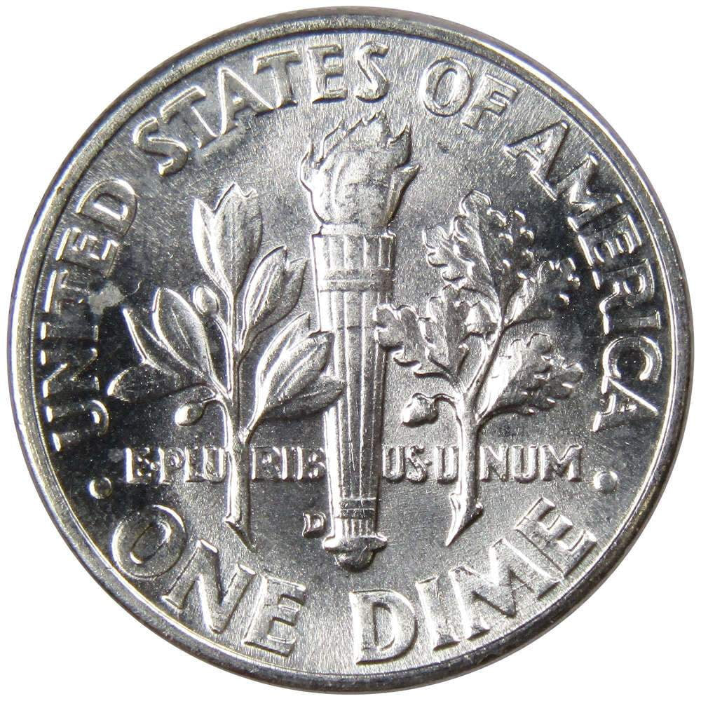 1959 D Roosevelt Dime BU Uncirculated Mint State 90% Silver 10C US Coin Master Coins