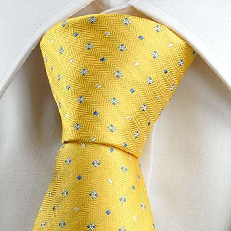 Mens Necktie Polka Dot Ties for Men Classic Dressing Tie
