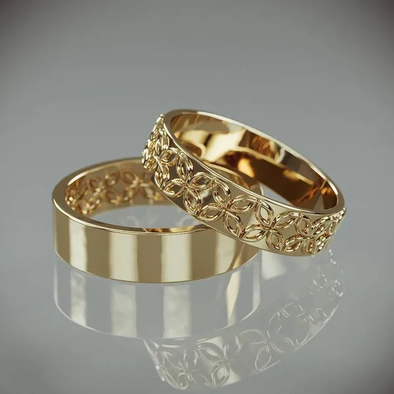 2Pcs Fashion Exquisite 925 Sterling Silver Engagement Wedding Love Set Ring Size 6-10