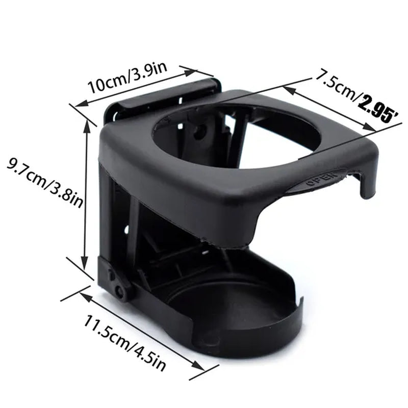 Xukey® Universal Folding Car cup holder Black Drink Holder Multifunctional Drink Holder Car Cup Car Auto Styling Supplies