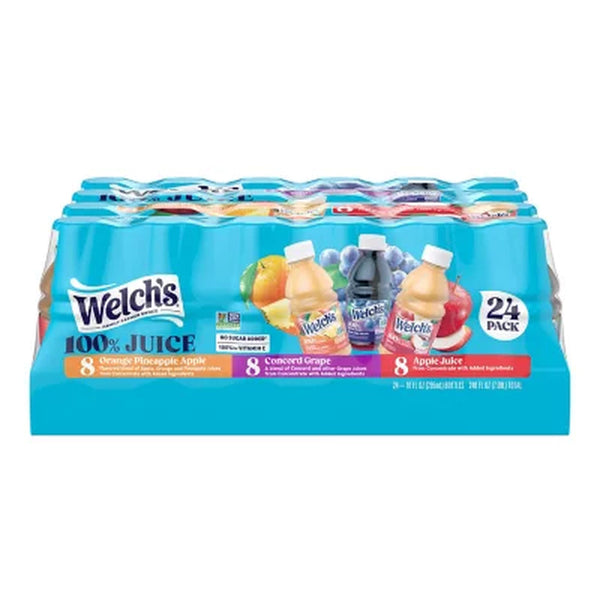 Welch'S 100% Juice Variety Pack 10 Fl. Oz., 24 Pk.