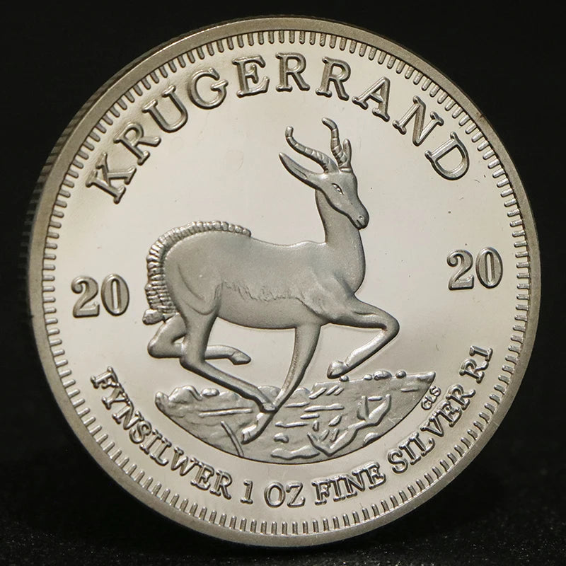 New 2022/2020 South Africa Saudi Africa Krugerrand 1OZ Silver Coin Paul Kruger Token Value Collectible Coins