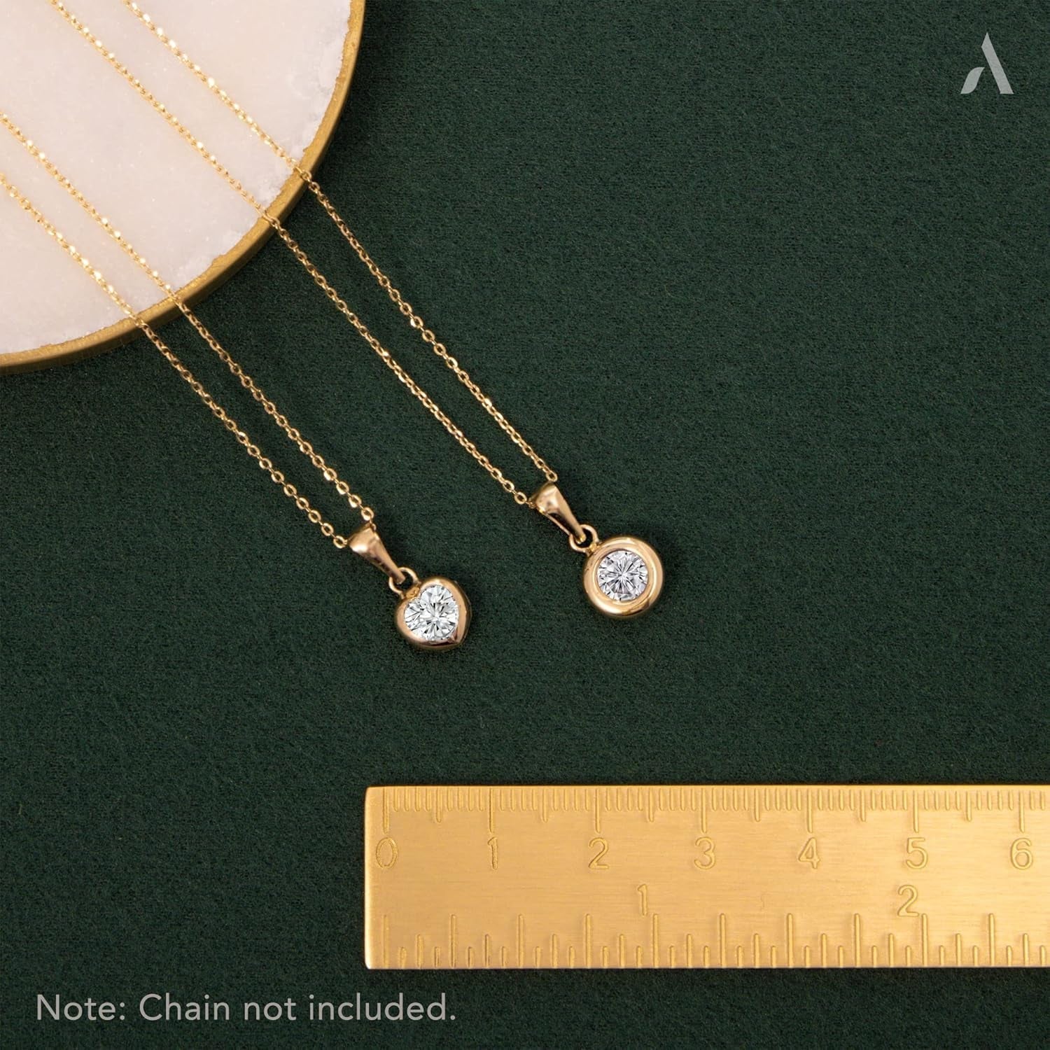 Allure Women 9Ct Gold Pendant with Cubic Zirconia