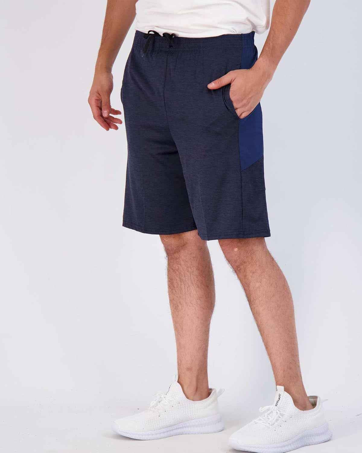 5 Pack Men'S Active Quick Dry Fit Shorts - Athletic Running Gym Workout Casual Shorts with Pockets Bulk