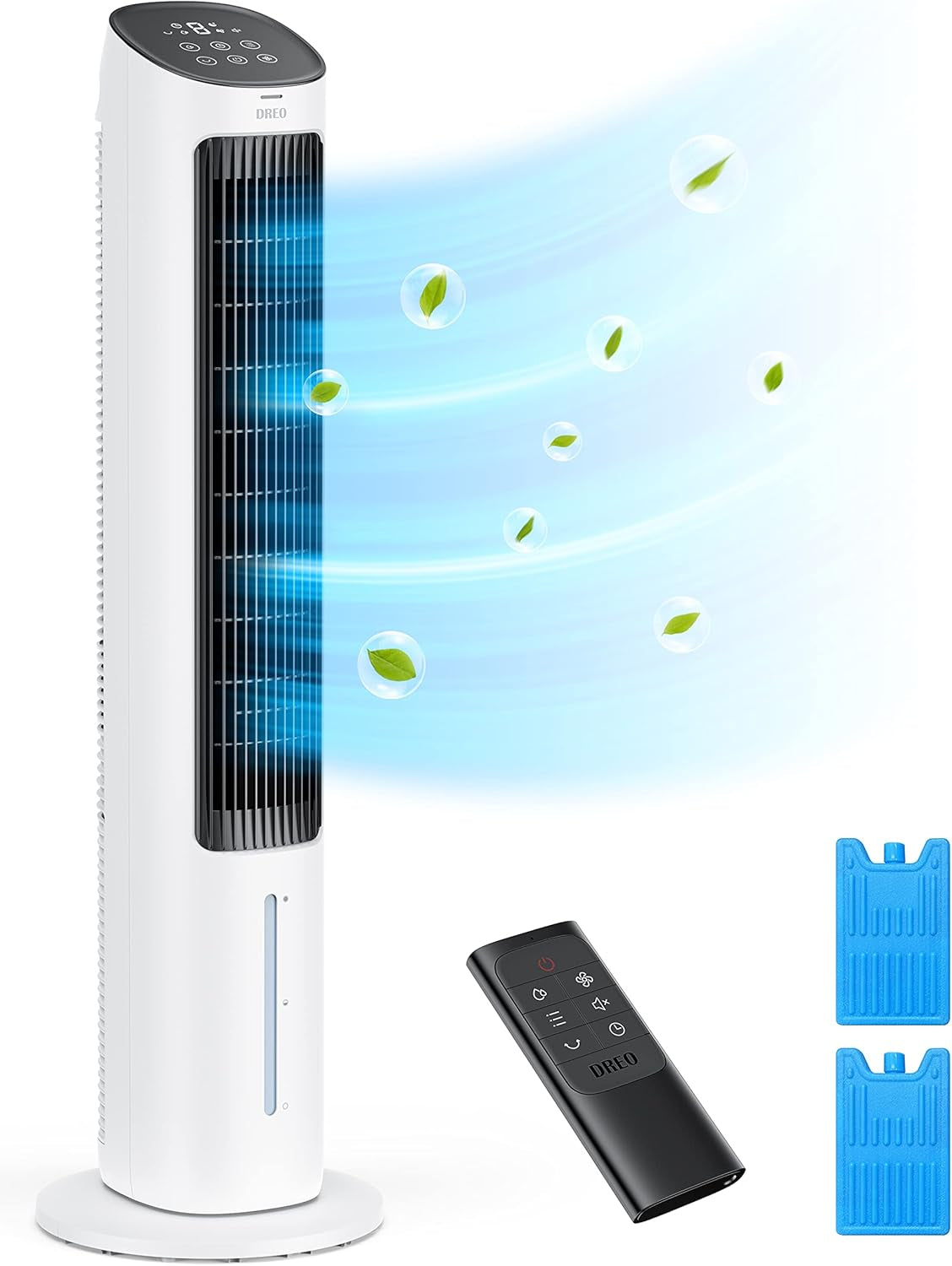 Evaporative Air Cooler, 40” Cooling Fans That Blow Cold Air