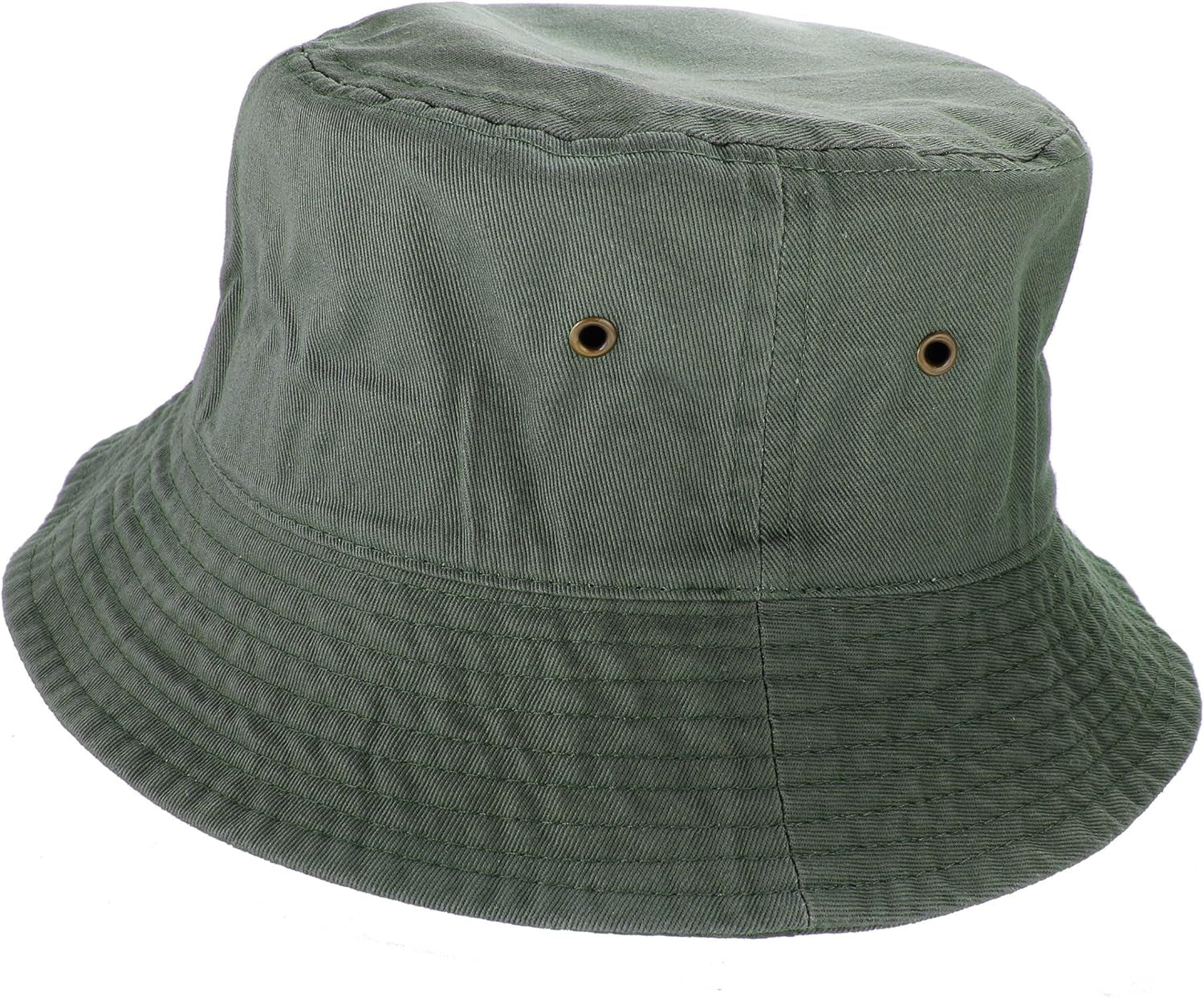 Solid Color 100% Cotton Bucket Hat for Women and Men Packable Travel Summer Beach Hat