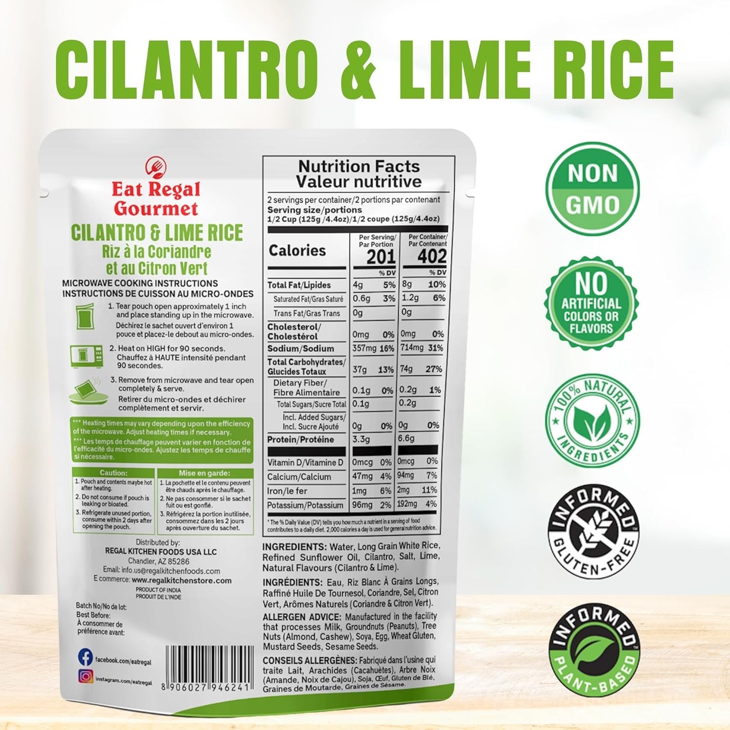 Heat & Eat Rice, Microwave Ready Rice in 90 Seconds, 3 Flavor Variety Pack, (6 Pack)