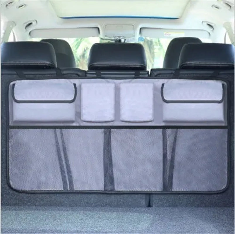 Universal Auto Car Organizer Trunk Back Seat Storage Bag Mesh Net Pocket Bag