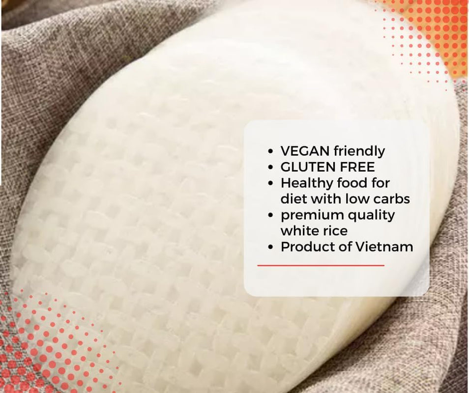 Premium Spring Roll Wrapper, Fresh Rice Paper, Spring Roll Wrappers (16Cm)