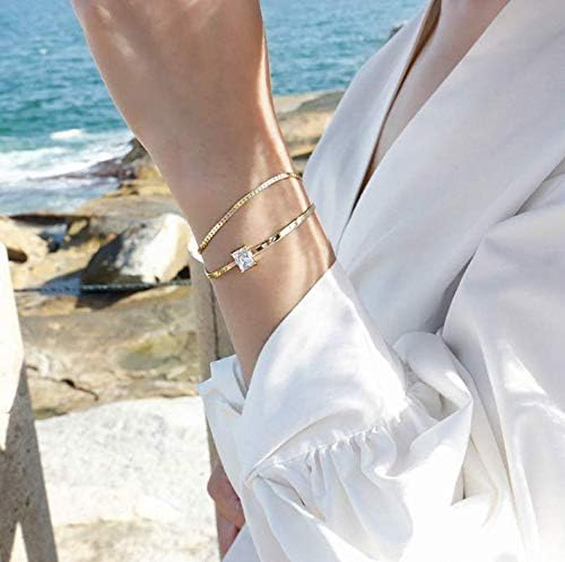Minimalist Double Ply S925 Sterling Silver Bracelet