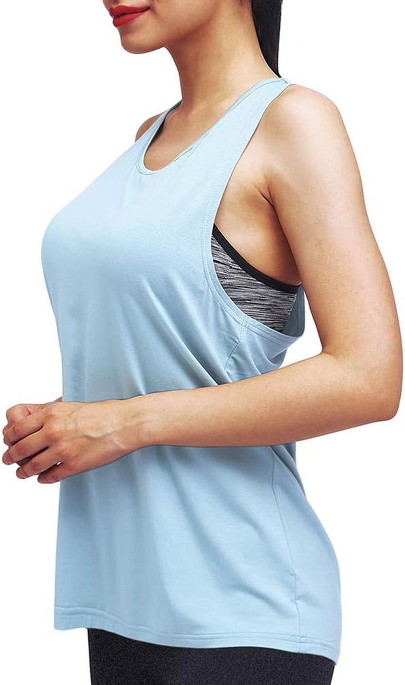 Workout Tops for Women Yoga Athletic Shirts Tank Tops Gym Summer Workout Clothes