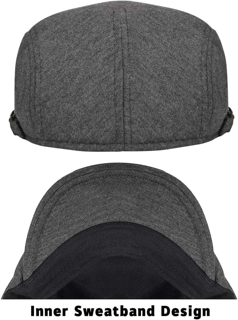 Men'S Flat Cap Gatsby Newsboy Lvy Irish Hats Driving Cabbie Hunting Cap