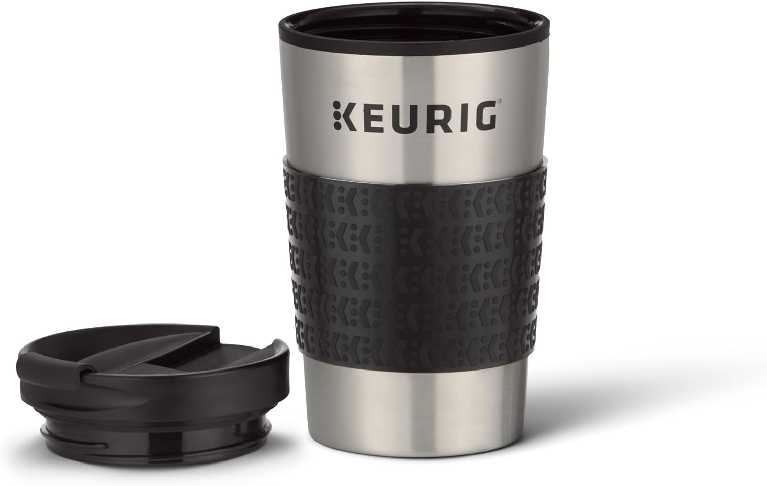 Travel Mug Fits K-Cup Pod Coffee Maker, 1 Count (Pack of 1), Stainless Steel