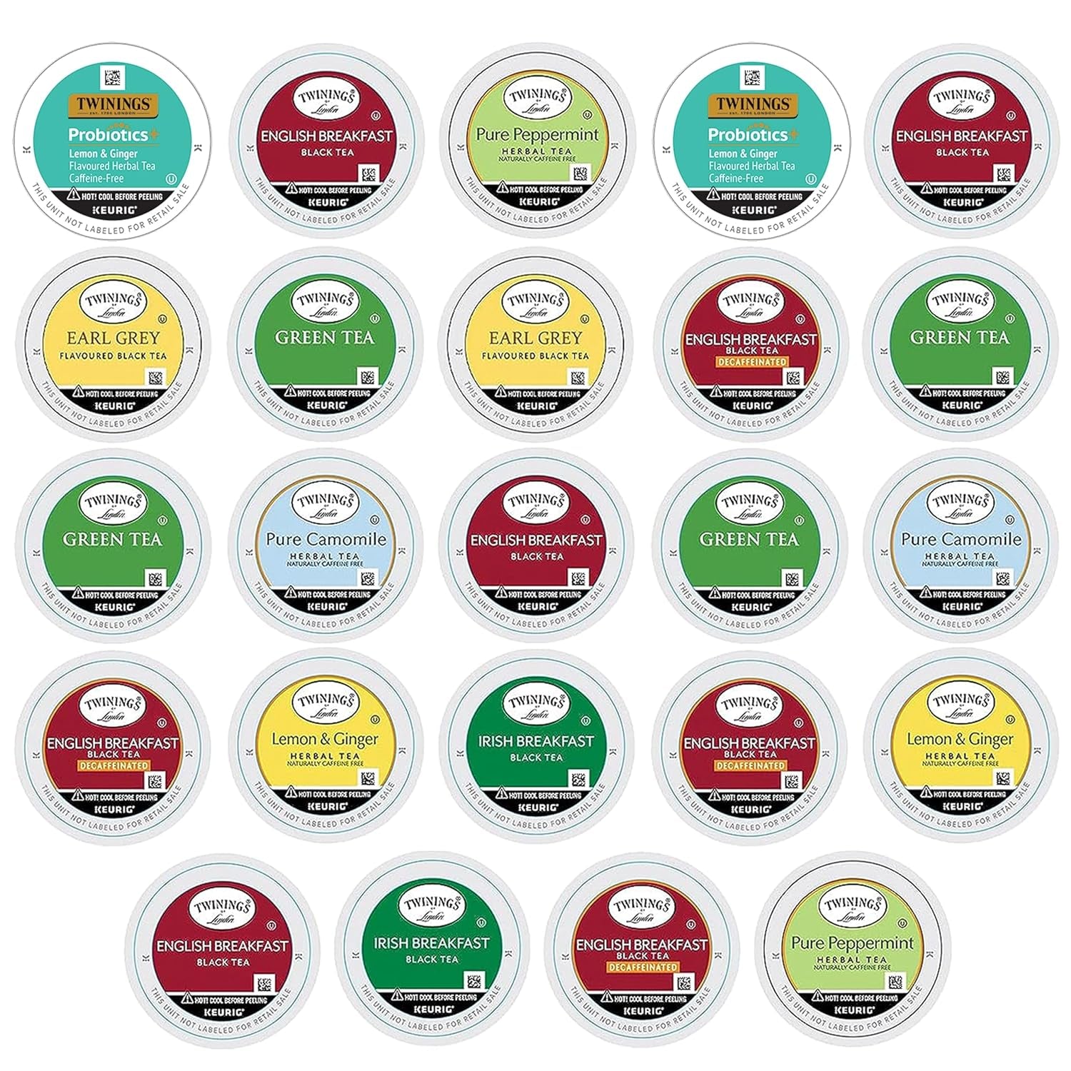 , Twinings K Cups Tea Sampler Box (12 Count) 9 Flavors Variety Sampler Pack for English Black Green Herbal Decaffeinated Tea and more Gift for Tea Lovers Women Men Friends Family