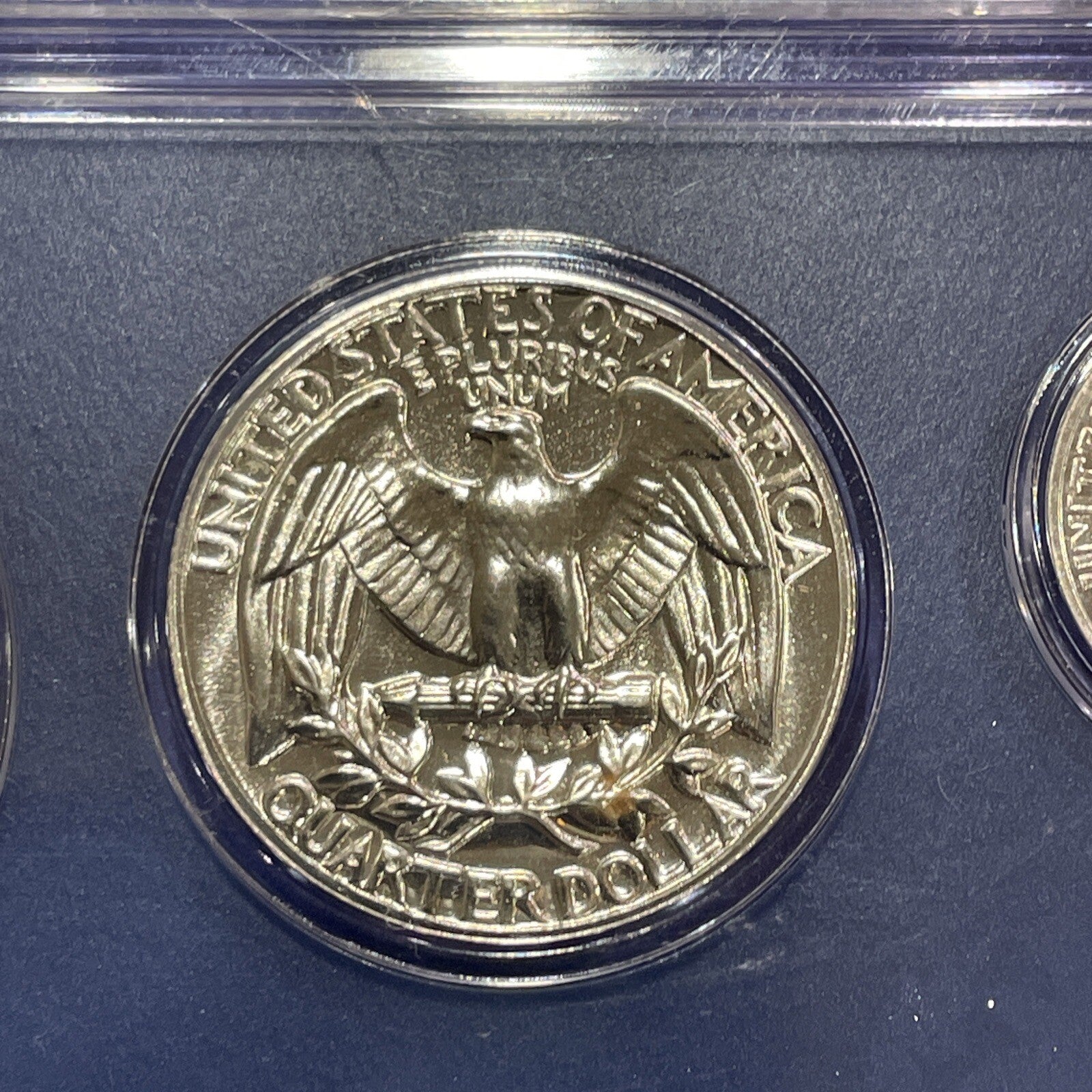 US MINT COIN SET 1964-P 90% SILVER, Double Struck Gemluster, in CASE