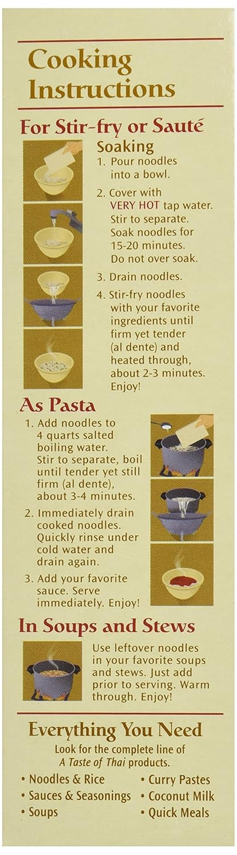 Thin Rice Noodles, 16 Oz