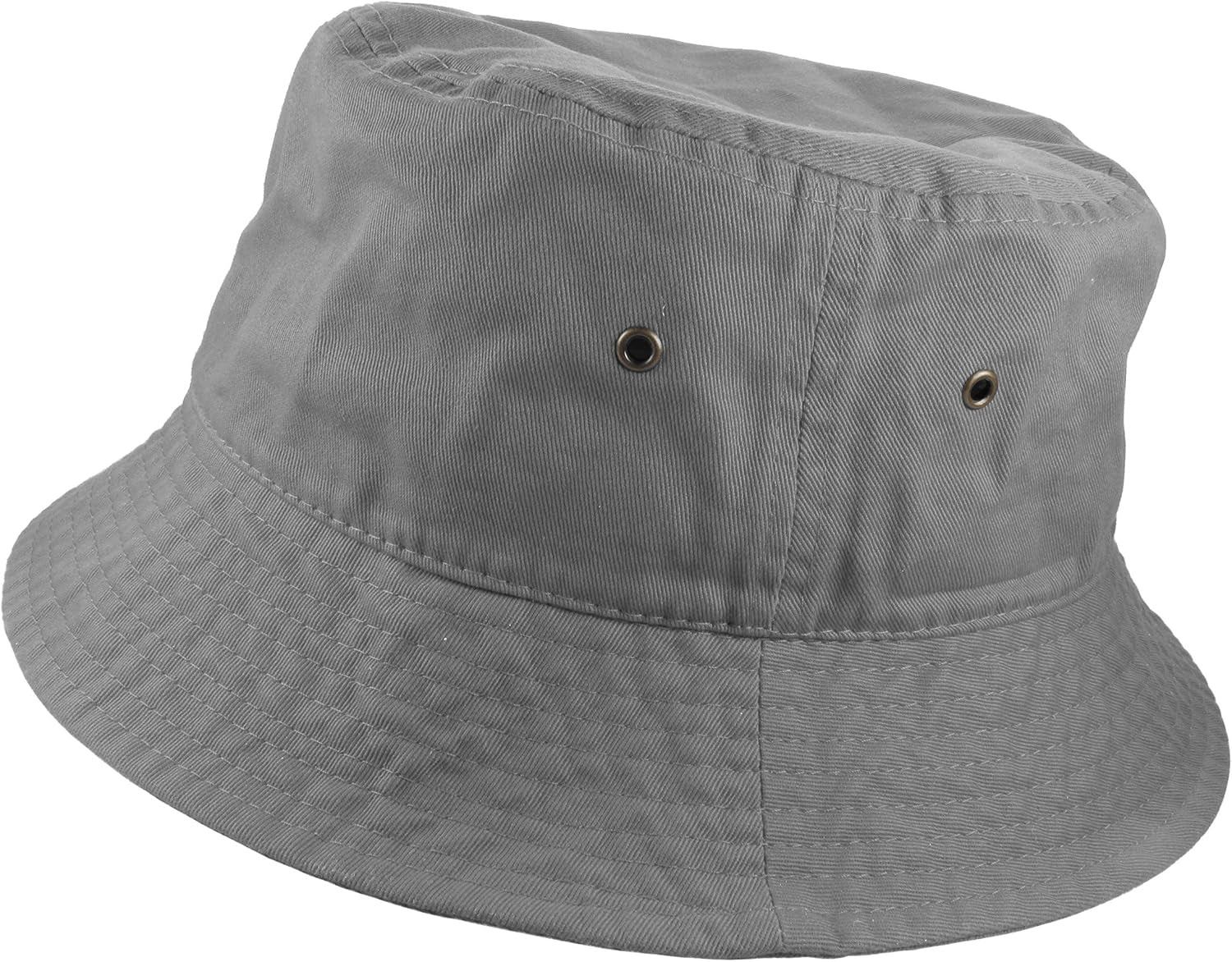 Solid Color 100% Cotton Bucket Hat for Women and Men Packable Travel Summer Beach Hat