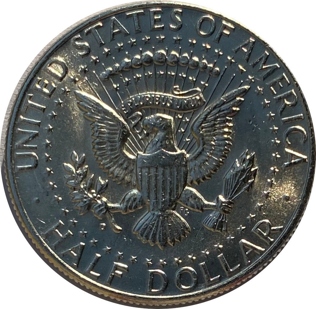 1964 Kennedy Half Dollar 90% SILVER US Mint Coin BU