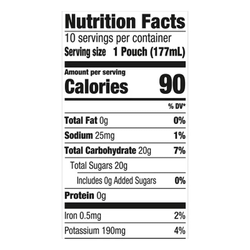 Capri Sun 100% Juice Variety Pack, 6 Fl. Oz. Pouches, 40 Pk.
