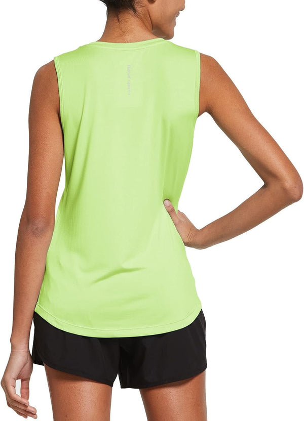 Workout Tank Tops for Women Sleeveless Running Loose Fit Yoga Tops Active Shirts Pickleball Sports Gym Exercise