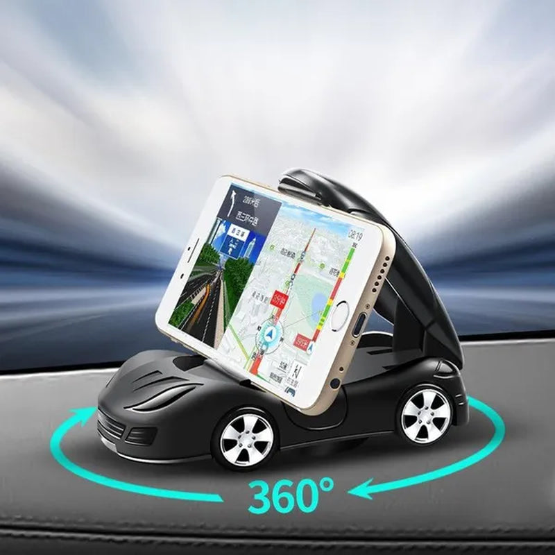 Car Phone Holder Car Model Navigation Mobile Phone Bracket 360° Rotation Cell Phone Stand Car Decoration