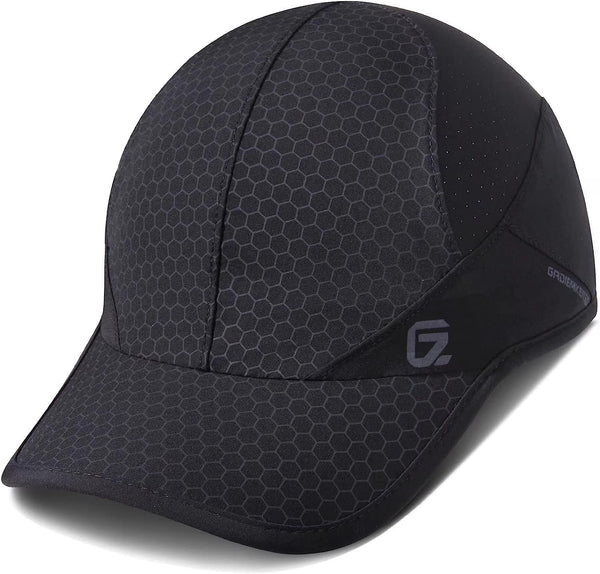 Stretch Running Hat with Soft Brim, Quick Dry, Unstructured, Unisex-Adult