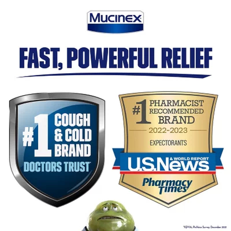 Mucinex DM 12-Hour Maximum Strength Mucus Relief Tablets, 56 Ct.