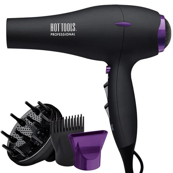 Pro Artist Tourmaline 2000 Turbo Hair Dryer | Lightweight with Quiet Blowout Results