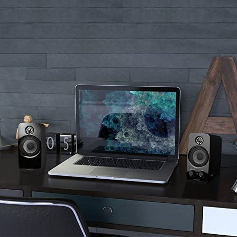 Inspire T10 2.0 Multimedia Speaker System with BasXPort Technology