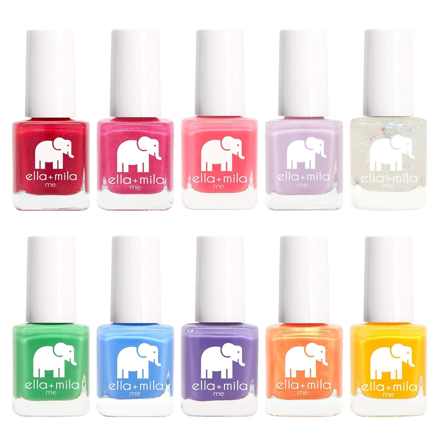 Professional Nail Polish Set - Quick Dry Nail Polish - Long-Lasting & Chip Resistant Nail Polish Kit (Me Collection - 10 Pack - 0.24 Fl Oz Each)