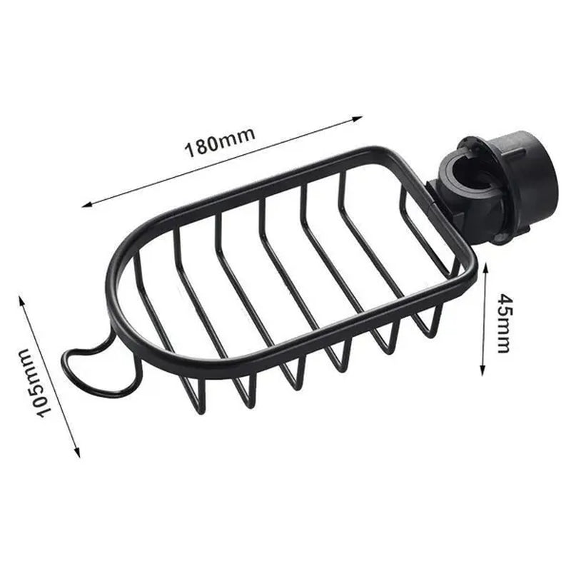 Adjustable Bathroom Faucet Storage Rack Drainage Shelf Kitchen Sponge Dish Cloth Finishing Rack Shower Shelves Bathroom Accessories