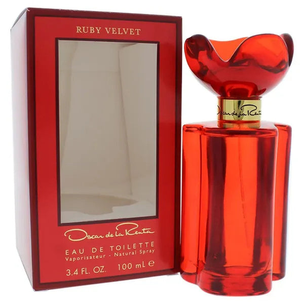 Ruby Velvet by Oscar De La Renta for Women - 3.4 Oz EDT Spray