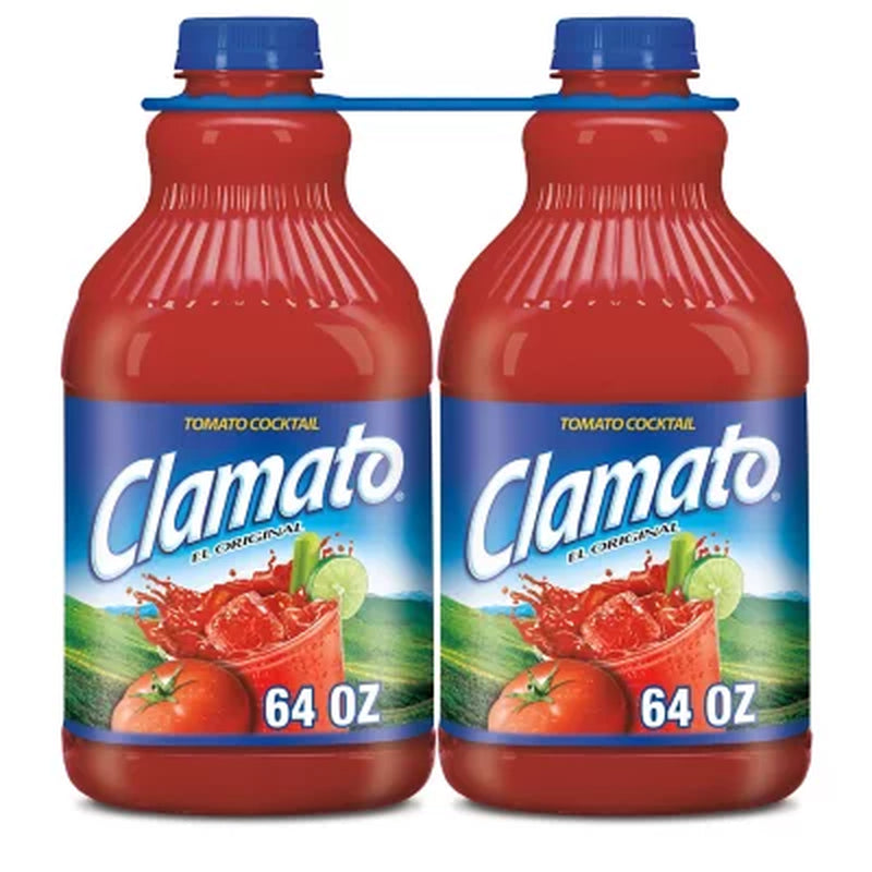 Clamato Original Tomato Cocktail 64 Fl. Oz., 2 Pk.