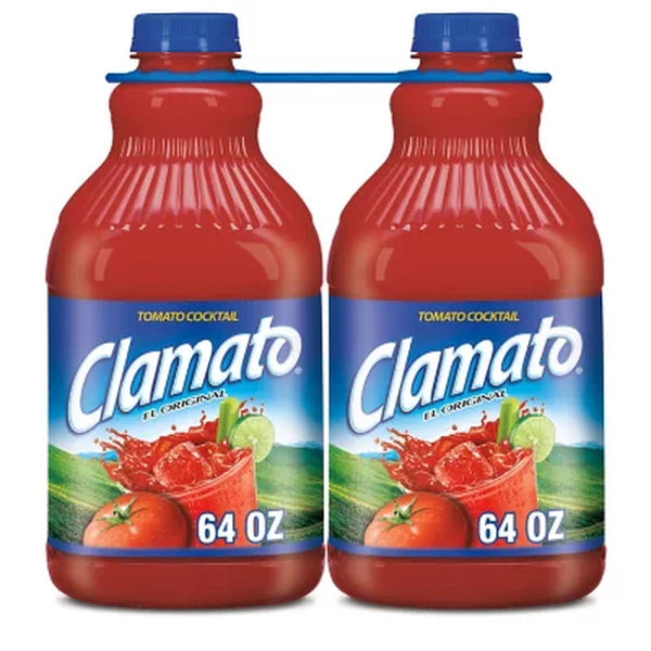 Clamato Original Tomato Cocktail 64 Fl. Oz., 2 Pk.