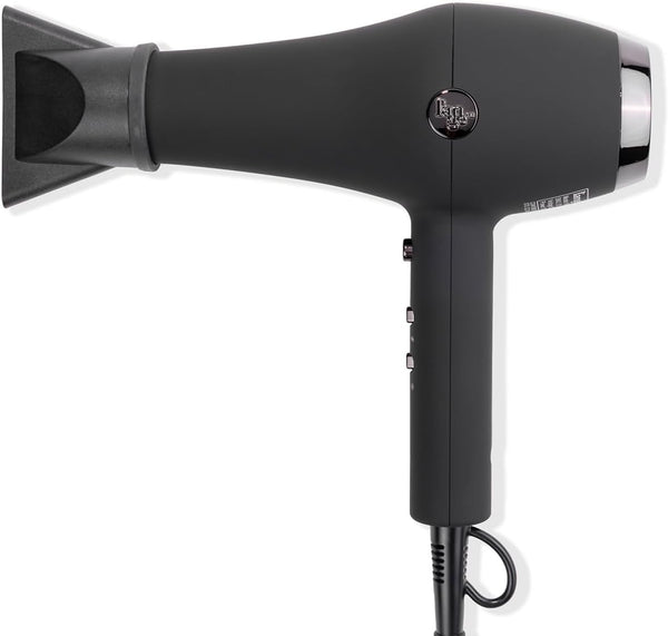 Soleil Professional Hair Dryer | 3 Heat Settings & 2 Airflow Settings | Cool Shot Locks-In Style | Professional Length Cord | Best Lightweight Hair for Smooth Blowouts (Black)