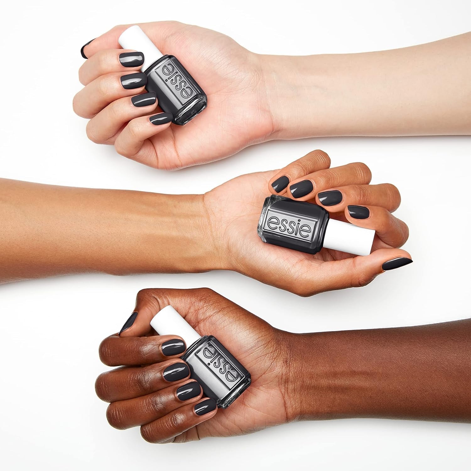 Salon-Quality Nail Polish, 8-Free Vegan, Push Play Collection, Black, Climbing High, 0.46 Oz.