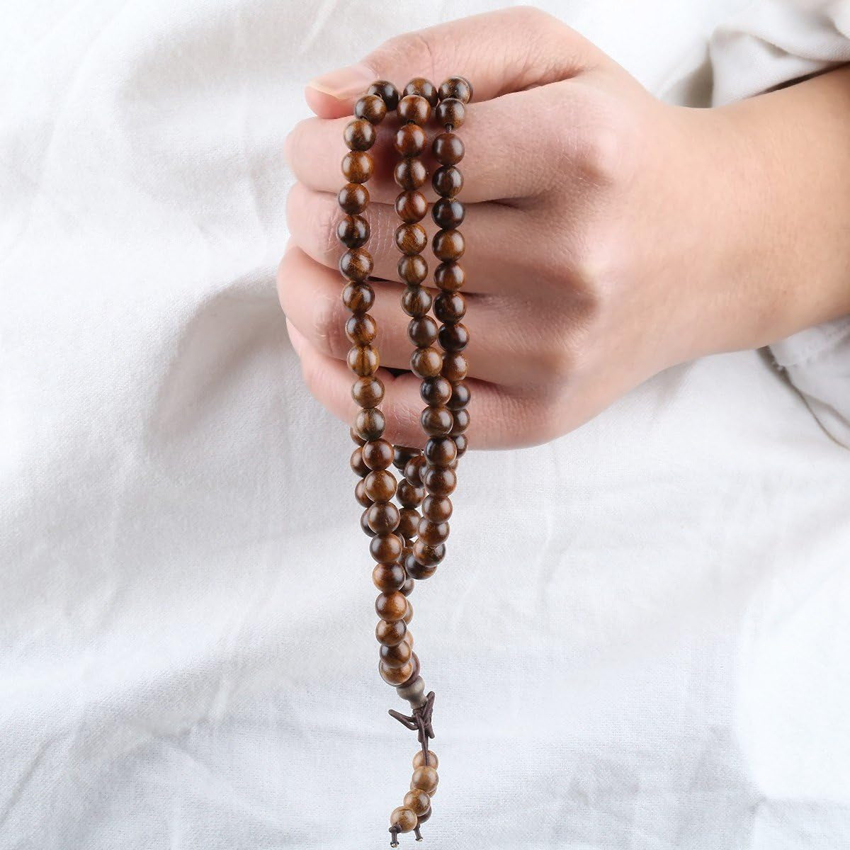6Mm 108 Tibetan Buddhist Mala Bracelet Natural Beaded Prayer Bead for Women Men