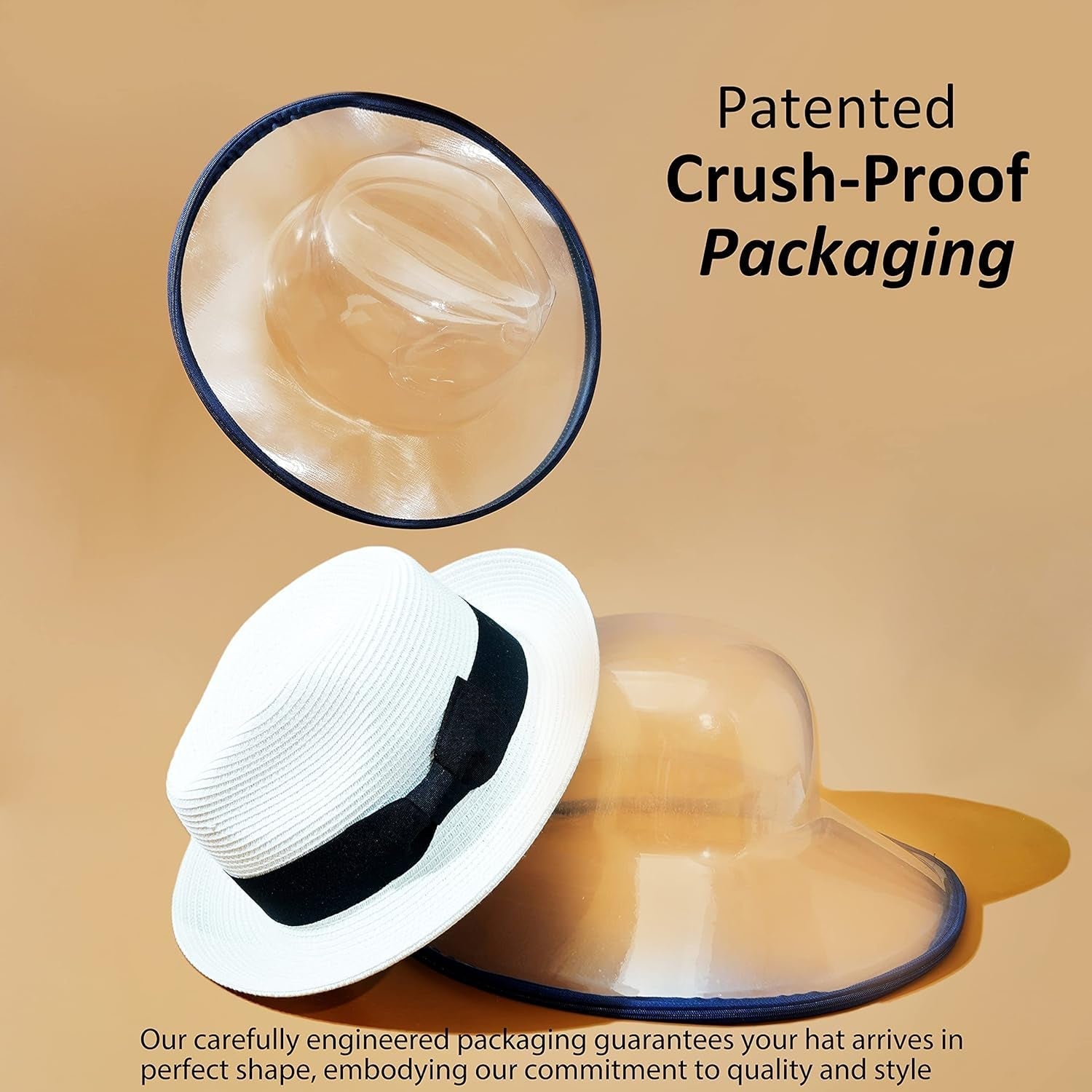 Men'S Straw Fedora Sun Hats