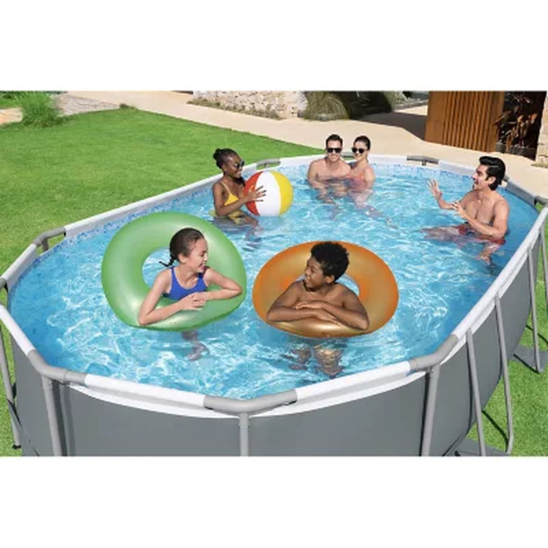 Bestway Power Steel above Ground Pool Set, L 16' X W 10' X H 42"
