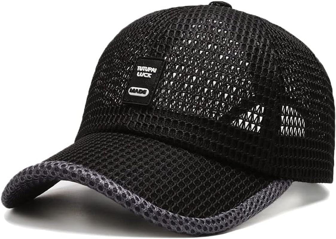 Summer Mesh Baseball Cap for Men Women Trucker Mesh Hat Baseball Hats Outdoor Sports Running Hat
