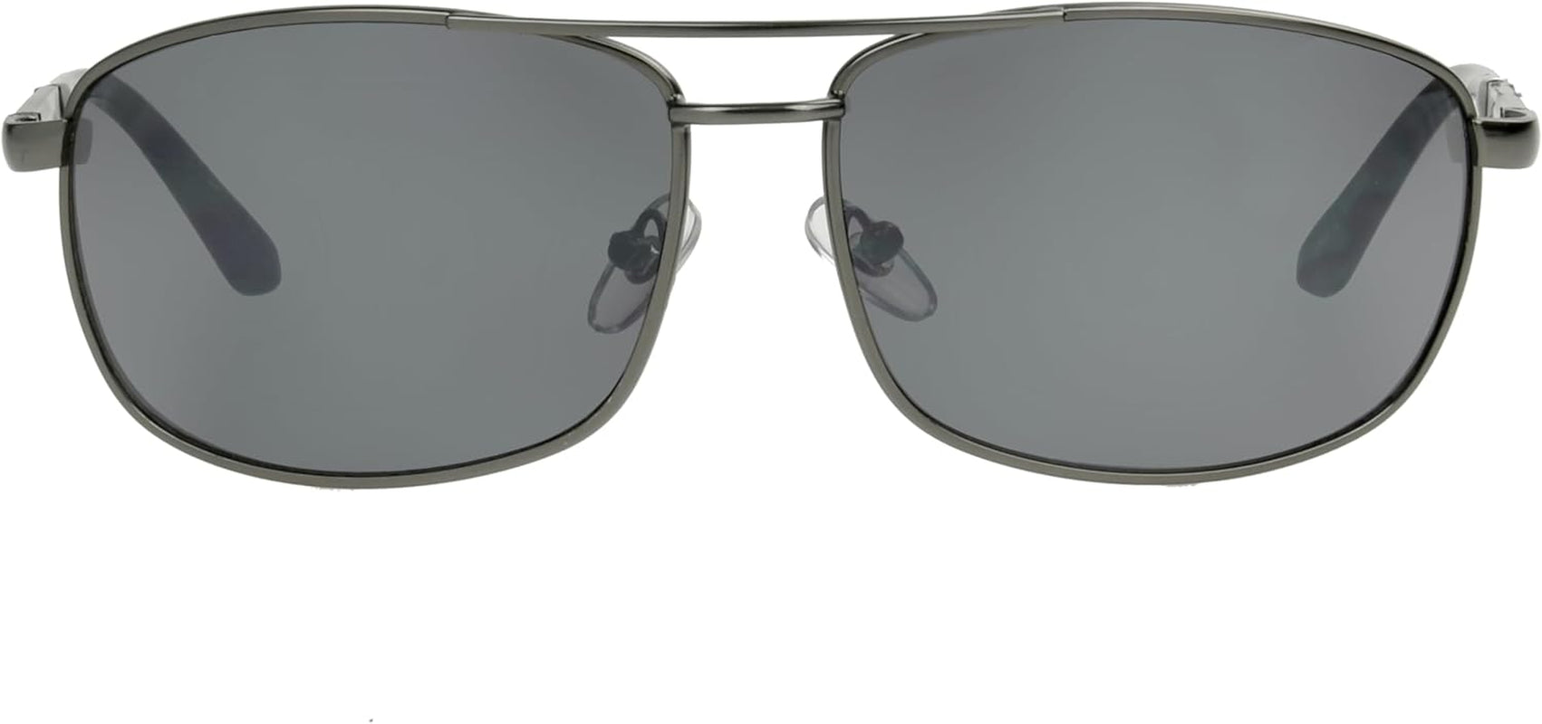 Men'S Oscar Wrap Sunglasses, Gunmetal/Smoke, 64 Mm