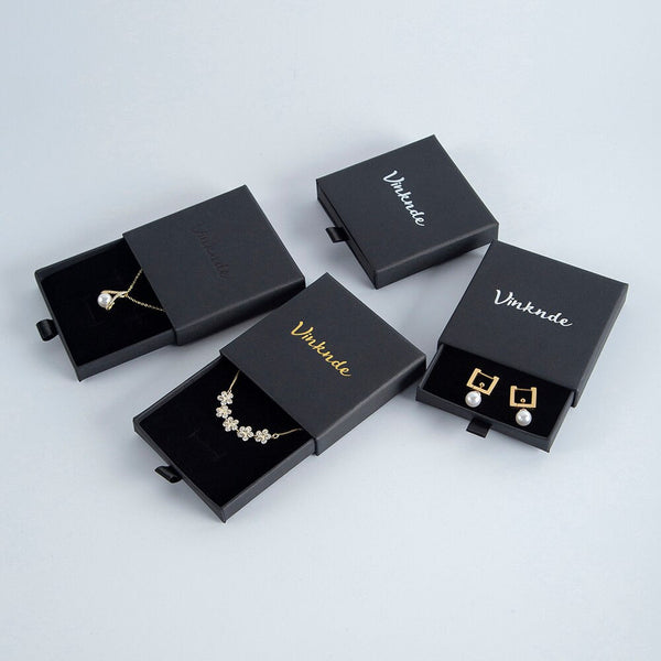 Unique Luxury Custom Logo Sliding Cardboard Paper Gift Jewellery Travel
