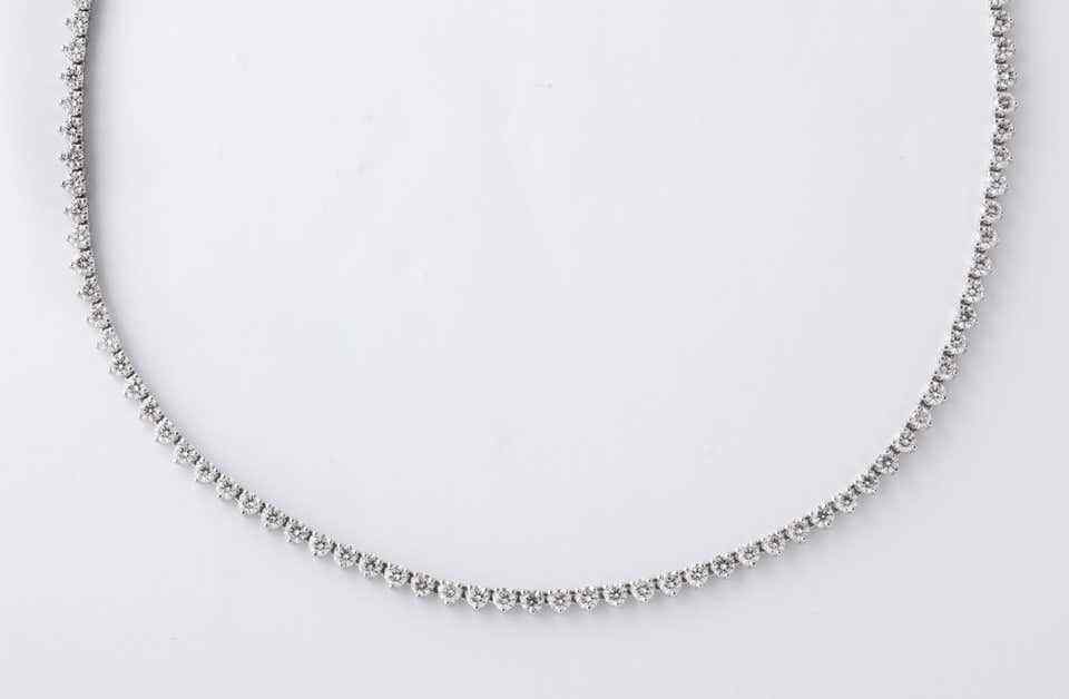 11 Carat Diamond Tennis Necklace