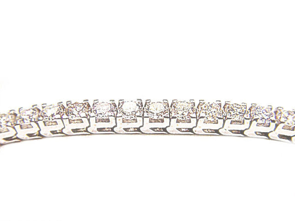 11.80 CT ROUND BRILLIANT CUT DIAMONDS 4 PRONG SETTENNIS BRACELET